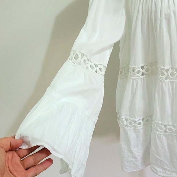 Size 8 Seed white cotton top - Picture 3 of 7